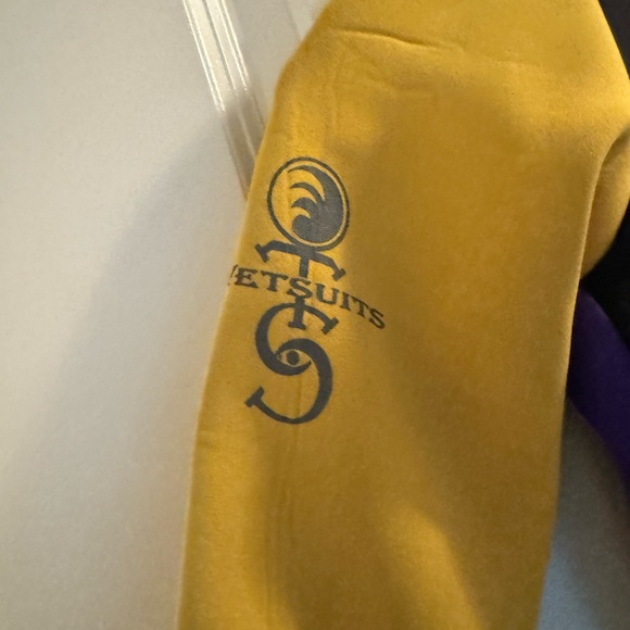 Purple and Yellow Wetsuit - Picture 3 of 4